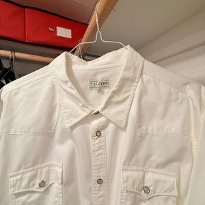 Tecovas Ivory Snap Button Shirt 3xl